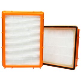 2-Pack Replacement HF-2 HEPA Filter 61111D for Eureka - Compatible with Eureka 4870MZ, Eureka 4800 series, Eureka Boss SmartVac Pet Lover 4870SZ, Eureka Boss SmartVac 4870MZ, Eureka HF2, Eureka HF-2, Eureka 4870D, Eureka 61111, Eureka Boss SmartVac 4870T