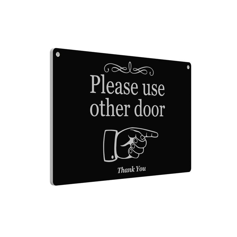 Reversible | Double Sided | Black and White 'Please use