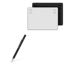 BoxWave Stylus Pen Compatible with Huion Inspiroy RTE-100 - FineTouch Capacitive Stylus, Super Precise Stylus Pen - Jet Black