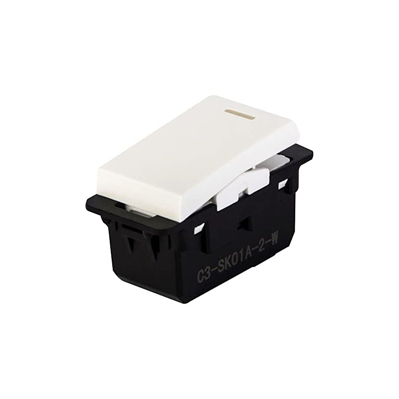 Leviton Apagador de 3 vías INTR3-13B, línea Stalo & Kristalo,