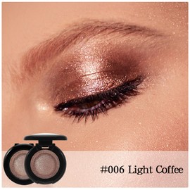 Apooliy Single Glitter Eyeshadow Powder,Highly Pigmented Cream Shimmer Eye shadow,Waterproof Long Wear Purple Pressde Eyeshadow