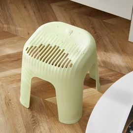 Kakootus Vibrant Pastel Bathroom Chair - Low Stool, 2 Sizes (Small) Green