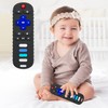 YAPROMO 2Pcs Teething Toys, Silicone TV Remote Teethers for Baby