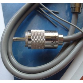 Astatic 18 foot RG8X mini8 Coax CB Radio Antenna Coaxial Cable Soldered PLs 18ft