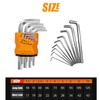 Wzenclave Professional 9-Piece Hex Key Set & Allen Wrench Kit
