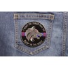 Thin Blue Line Bump in The Night Wolf Patch -
