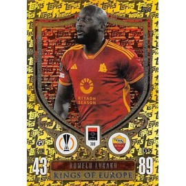 Match Attax Extra 2023 2024 Romelu Lukaku Kings of Europe Trading Card