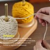 Double Yarn Holder Detachable Rotatable Large Capacity Yarn Ball Stand