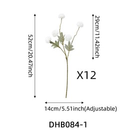 Artificial Flower without Vase, 12pcs Faux Flower Bouquet, Room Decor, Decorative Flower for Home Party Wedding, Home Decor Supplies,  Household Items:_Pink_12pcs