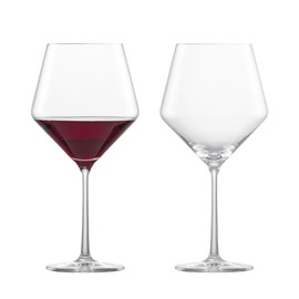 ZWIESEL GLAS Pure Burgundy Red Wine Glass (Set of 2), Burgundy Glasses for Red Wine, Dishwasher-Safe Tritan Crystal Glasses, Made in Germany (23 Ounce)