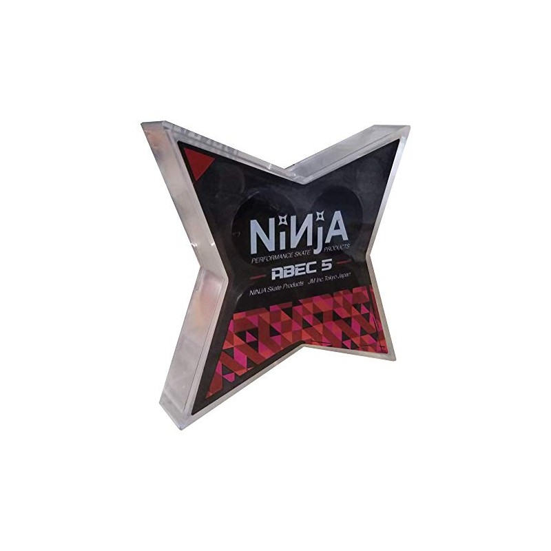 NINJA Bearing Star Case Oil 8 Pack ABEC5