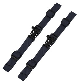 2Pcs Adjustable Backpack Chest Strap,Shoulder Bag Backpack School Bag Chest Strap with Quick Release Buckle,for Outdoor Sports Travel Hiking(Black)