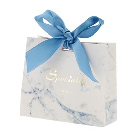 CAPASTEC Pack of 20 Gift Boxes with Ribbons, Favourite Boxes, 11.5 x 4.5 x 10 cm, Blue