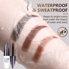 3Pcs Easy Peel-Off Eyebrow Gel,3 Colors Qiciy Tattoo Eyebrow Gel