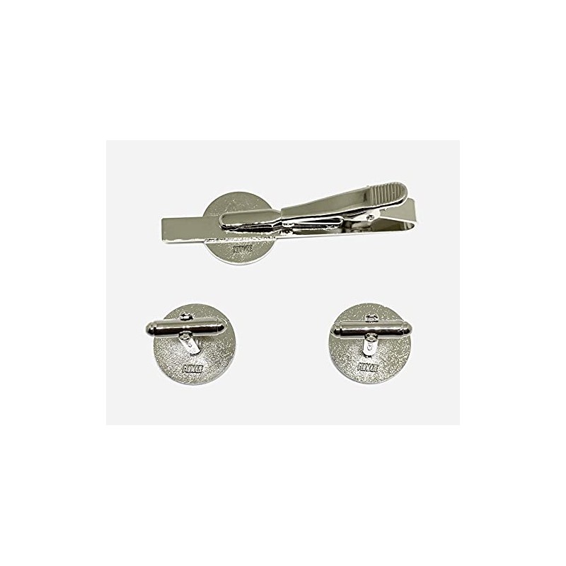 Masonic Freemason Square Compass Tie Clip Cufflinks TieBar Accessory Set