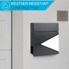 Lockable Mailboxes with Keys,Outdoor Wall Mounted Mail Box with Large