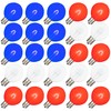 Novelty Lights 25 Pack G50 LED Plastic Flex Filament Outdoor