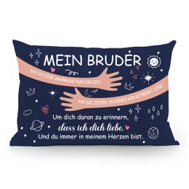 Aosumin Mein Bruder das ist eine Umarmung nur für Dich DASS ich Dich Liebe Cushion Covers for Brother from Sister or Brother Brother Birthday Christmas Gift Hug Cushion Covers (Broder-b)