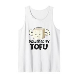 Alimentato da Tofu Vegan Vegetariano Amore Tofu Canotta
