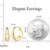 Degerde Gold Hoop Earrings for Women 14K Gold Earrings for