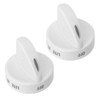 2Pcs 316442512 Burner Control Knob, Gas Range Knobs Compatible with