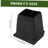 COHEALI 4Pcs Non Slip Extension Ladder Feet Covers Durable High