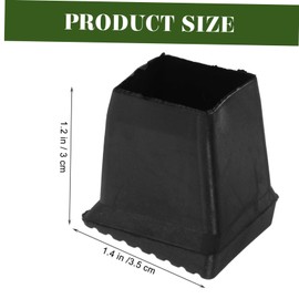 COHEALI 4Pcs Non Slip Extension Ladder Feet Covers Durable High Temperature Resistant Pads for Enhanced Stability Safety Protects Floors from Scratches Fit Bumpers