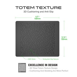 Car Dashboard Non Slip Mat, JIMISHA Anti Slip Pad, Anti Slide Sticky Dash Pad, Multifunctional Fixate Gripping Gel Pad for Radar Detector, Cell Phone, Keys, Glass, GPS, Coins 6.3x5.1 inch (2 Pack)