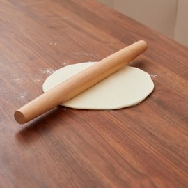 Fulimax French Rolling Pins for Baking- 16 Inch Classic Wood Rolling Pin for Dough, Fondant Pizza Pie Crust Cookie Pastry, Essential Kitchen Utensil, Beech Wood