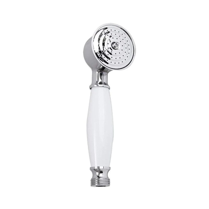 Retro Copper Handheld Shower Head Hand Shower Head Silver