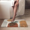 Britimes Boho Mid Century Bathroom Rug Mat Set of 2,