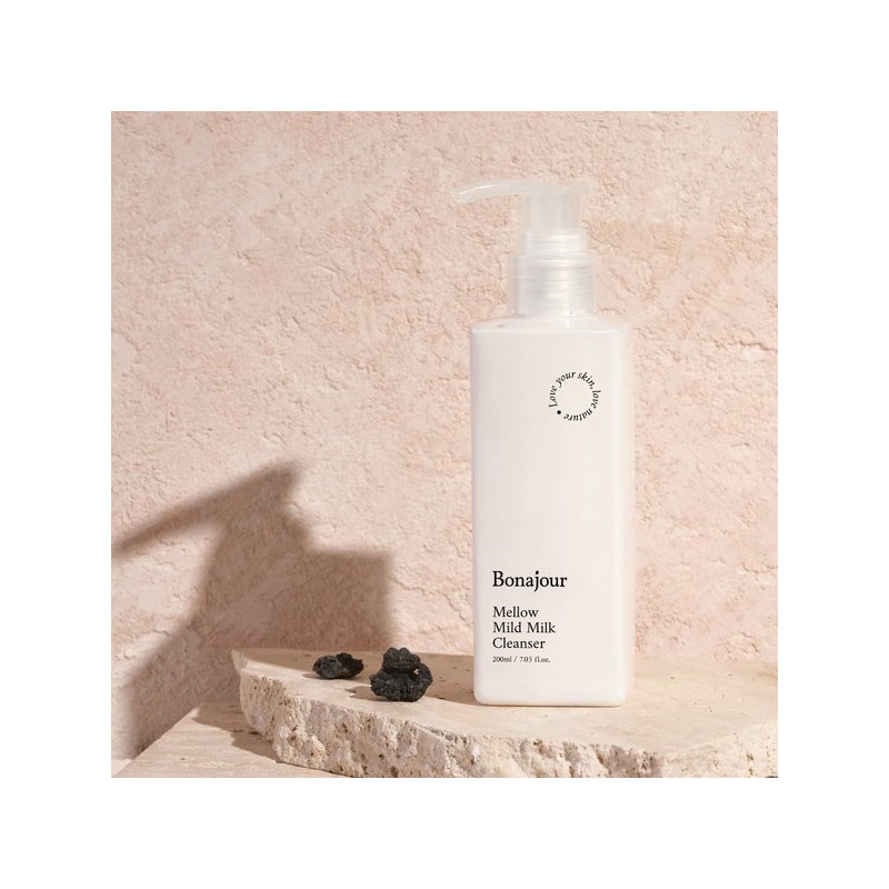Bonajour 보나쥬르 멜로우 마일드 비건 밀크 클렌저 200ml Bonajour Mellow
