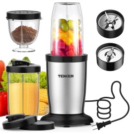 TENKER 900W Personal Smoothie Blender 11pc Set for Shakes and Smoothies Grinder