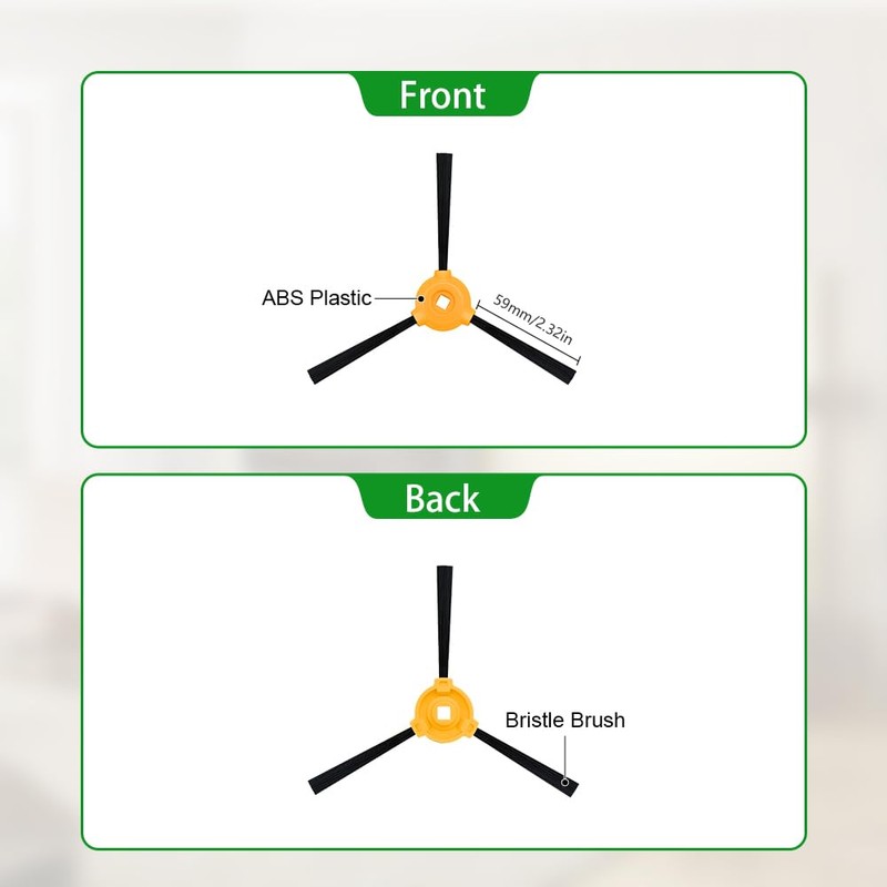 Neutop Replacement Side Brush Compatible with Ecovacs Deebot N79S N79