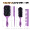 4 cepillos de pelo para mujer, peine para mujeres y
