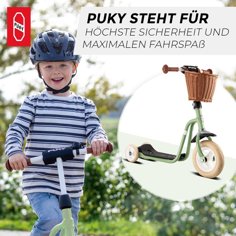 PUKY Scooter R1 Classic Retro Green