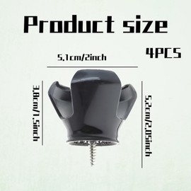 Bodeshis Golf Ball Retriever, Golf Ball Picker Upper for Putter with 3-Prong Design, Effortless Pick Up Tool for Putter, Portable Retriever for End of Putter