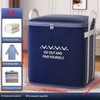 2 Pack Large Non-Woven Fabric Clothes Storage Bag Organizer with