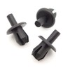 VVO Fasteners- Black Plastic Side Skirt, Sill Moulding Cover Trim