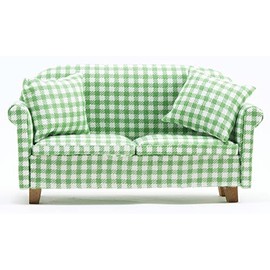 Dollhouse Floral Sofa With Pillows