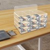 9 Slots Cell Phone Storage Box, Acrylic Cell Phone Locker