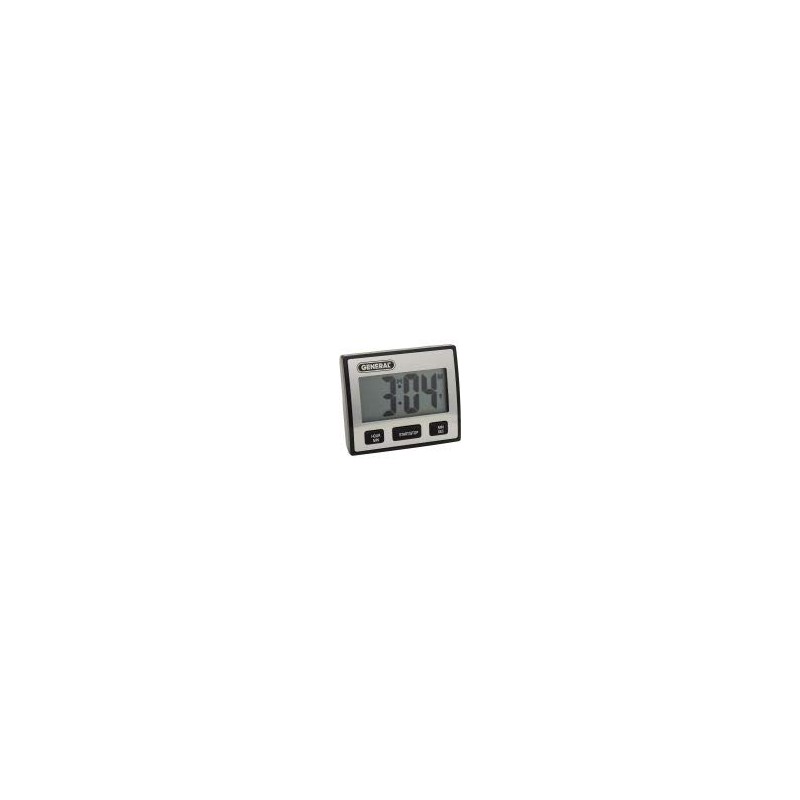 General Tools TI110 LCD Timer, Waterproof with Jumbo Display, 3x3