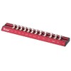Titan 36097 1/4-Inch Drive SAE Magnetic Aluminum Socket Organizer with