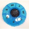 Ezy-Dose 7 Day Push @N Pop Round Pill Reminder (Random