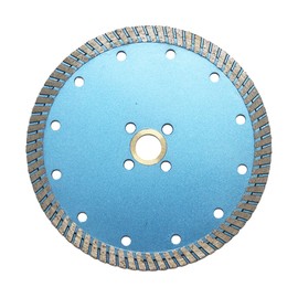 JDK1801C 6 Inch Dry Cutting Granite of Continuous Rim Diamond Saw Blade with 7/8 Inch Arbor
