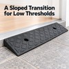 Plastic Kerb & Threshold Ramp – 1.18-Inch Rise, Textured Surface,