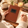 Brown Faux Leather Journal for Daily Writing – Hardcover 365-Day