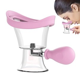 Tongdejing Eye Wash Cup, Eye Wash Cleaner Kit Eye Bath Cleaner Bottle Manual Air Pressure Eye Cleasing Cup Clean Dust Makeup Irritants for Eye Care Soothing Tired Eyes(Pink)