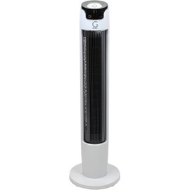 Genesis Powerful 43 Inch Oscillating Tower Fan with Max Air Quiet Technology and Remote, White (G5TOWERFAN)
