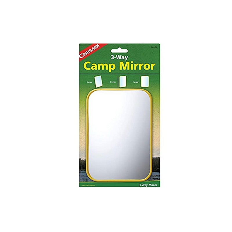 Coghlan's 3-Way Camp Mirror, Yellow